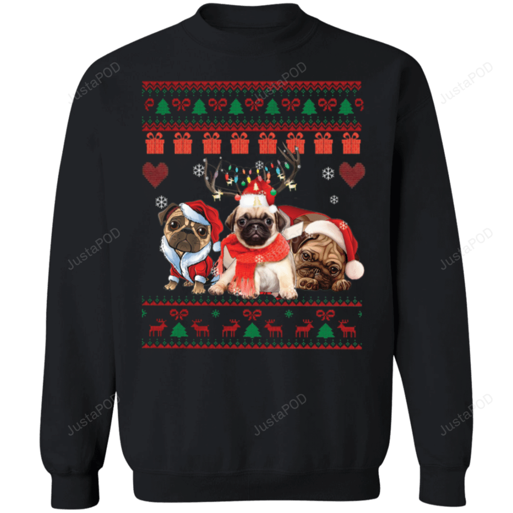 Best Shirt Cute Pug Christmas Gift For Teen Girls Ugly Christmas Sweater Best Shirt Cute Pug Christmas Gift For Teen Girls Ugly Christmas Sweater
