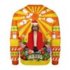 Big Lebowski Hippie Ugly Christmas Sweater