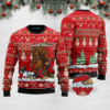 Bigfoot French Bulldog Ugly Christmas Sweater