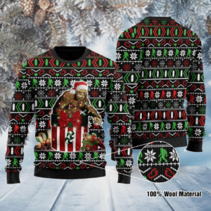 Bigfoot Ugly Christmas Sweater