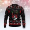 Black Cat And Ornament Christmas Ugly Christmas Sweater