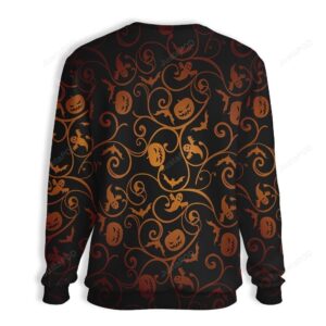 Black Cat Halloween Ugly Christmas Sweater