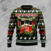 Black Cat Socks Meowy Christmas Ugly Christmas Sweater