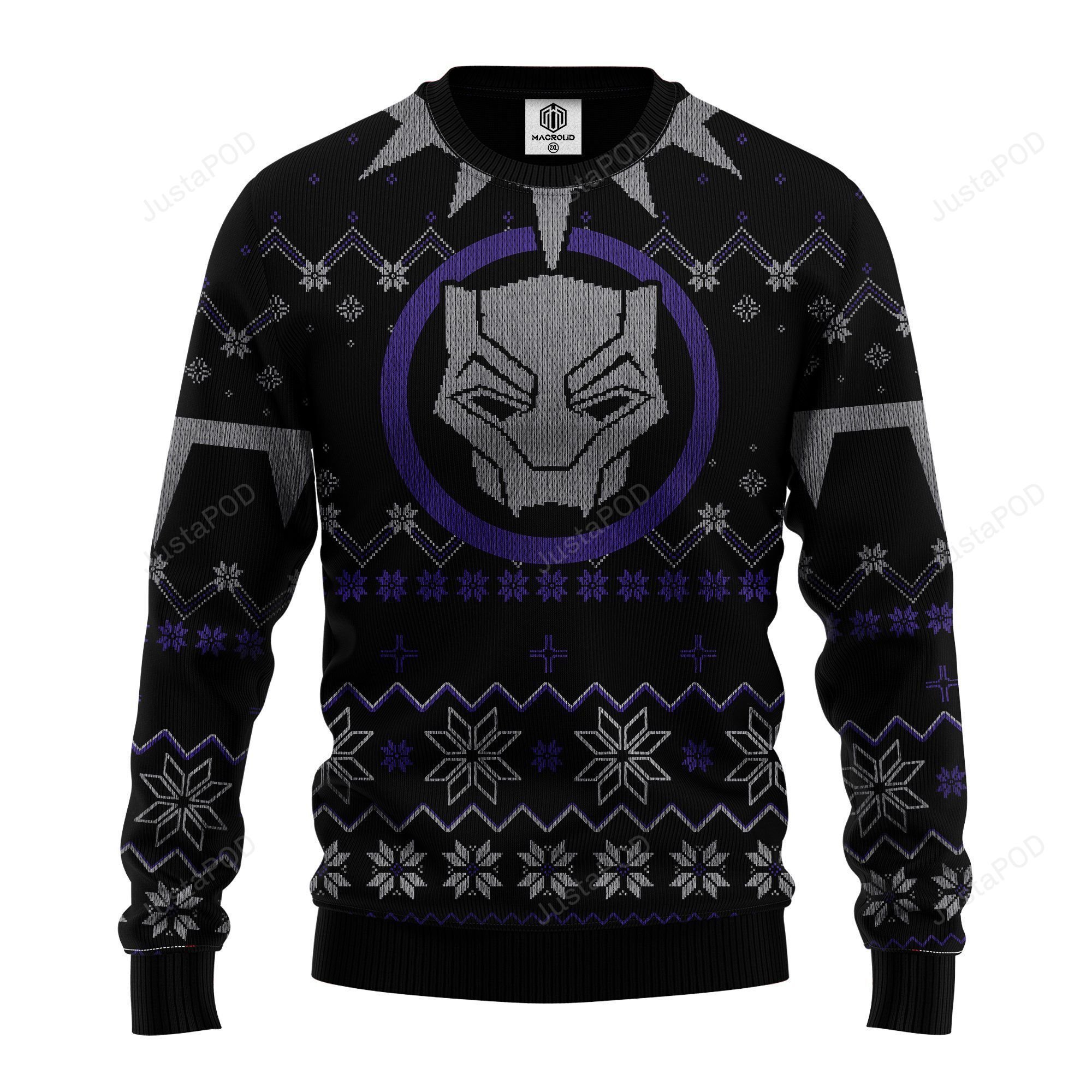 Black Panther Walanda Ugly Christmas Sweater Black Panther Walanda Ugly Christmas Sweater