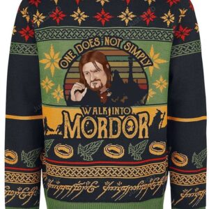 Boromir One Does Not Simply Walk Into Mordor For Fans Ugly Christmas Sweater