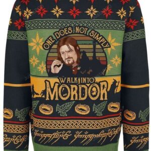Boromir One Does Not Simply Walk Into Mordor For Unisex Ugly Christmas Sweater