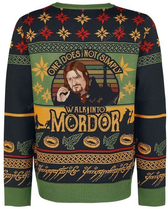 Boromir One Does Not Simply Walk Into Mordor For Unisex Ugly Christmas Sweater Boromir One Does Not Simply Walk Into Mordor For Unisex Ugly Christmas Sweater