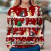 Borzoi Dog Christmas Ugly Sweater