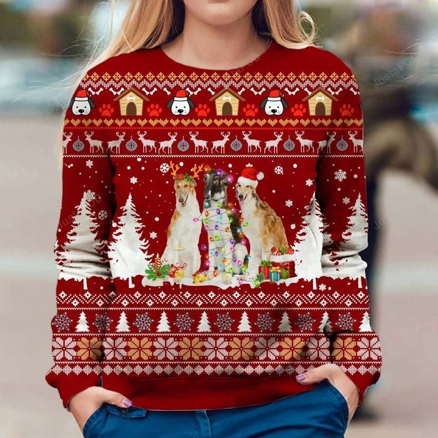 Borzoi Ugly Sweater Borzoi Ugly Sweater