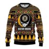 Boston Bruins Grateful Dead Ugly Christmas Sweater