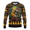 Boston Bruins Groot Hug For Unisex Ugly Christmas Sweater