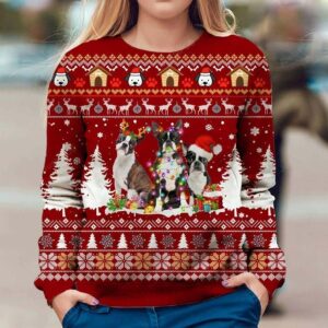 Boston Terrier Ugly Sweater