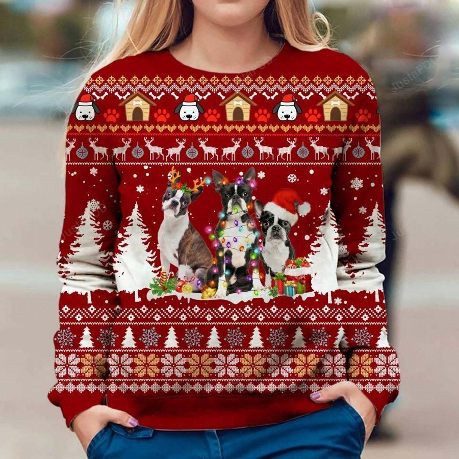 Boston Terrier Ugly Sweater Boston Terrier Ugly Sweater