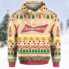 Budweiser Beer Bottle Print Ugly 3D All Over Printed Hoodie