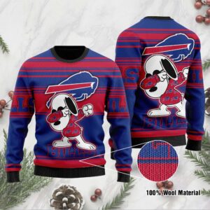 Buffalo Bills D Full Printed Sweater Shirt For Football Fan NFL Jersey Ugly Christmas Sweater