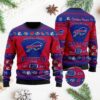 Buffalo Bills Football Team Logo Custom Name Personalized Ugly Christmas Sweater