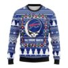 Buffalo Bills Grateful Dead Ugly Christmas Sweater