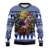 Buffalo Bills Groot Hug Ugly Christmas Sweater