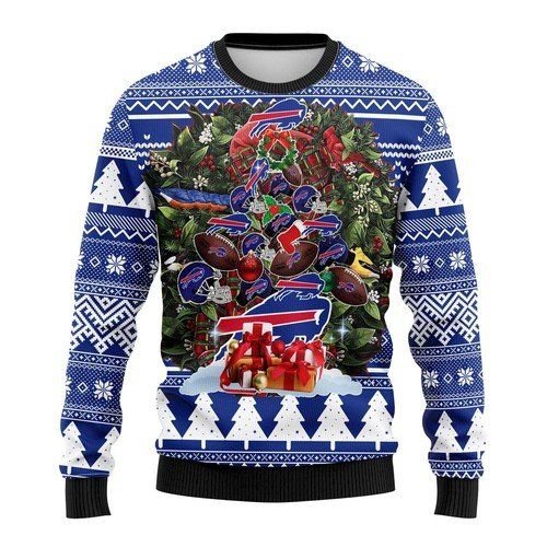 Buffalo Bills Tree For Unisex Ugly Christmas Sweater Buffalo Bills Tree For Unisex Ugly Christmas Sweater