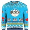Busch Beer Ugly Christmas Sweater
