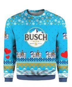 Busch Beer Ugly Christmas Sweater