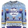 Busch Latte Beer Ugly Christmas Sweater