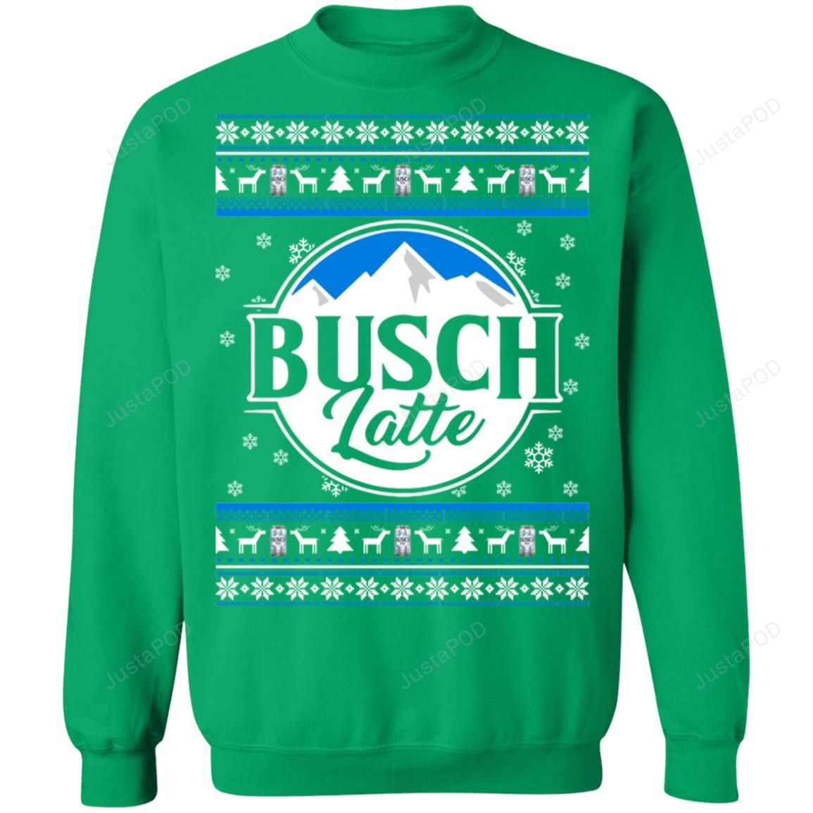 Busch Latte Busch Light Ugly Christmas Sweater Busch Latte Busch Light Ugly Christmas Sweater