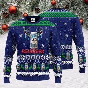 Busch Latte Reinbeer Christmas Ugly Sweater