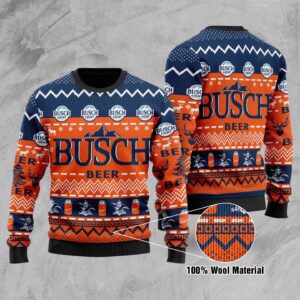 Busch Light Beer Ugly Christmas Sweater