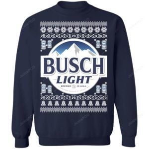 Busch Light Beer Ugly Christmas Sweater