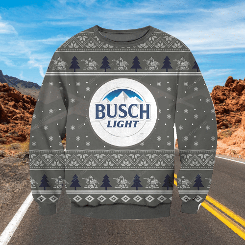BUSCH LIGHT UGLY CHRISTMAS SWEATER BUSCH LIGHT UGLY CHRISTMAS SWEATER