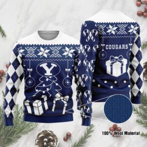 BYU Cougars Funny Ugly Christmas Sweater