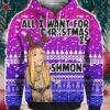 Cardi B All I Want for Christmas is Shmoney For Unisex 3D All Over Print Hoodie