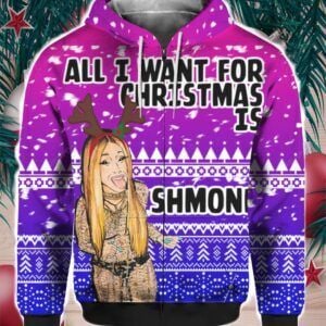 Cardi B All I Want for Christmas is Shmoney For Unisex 3D All Over Print Hoodie