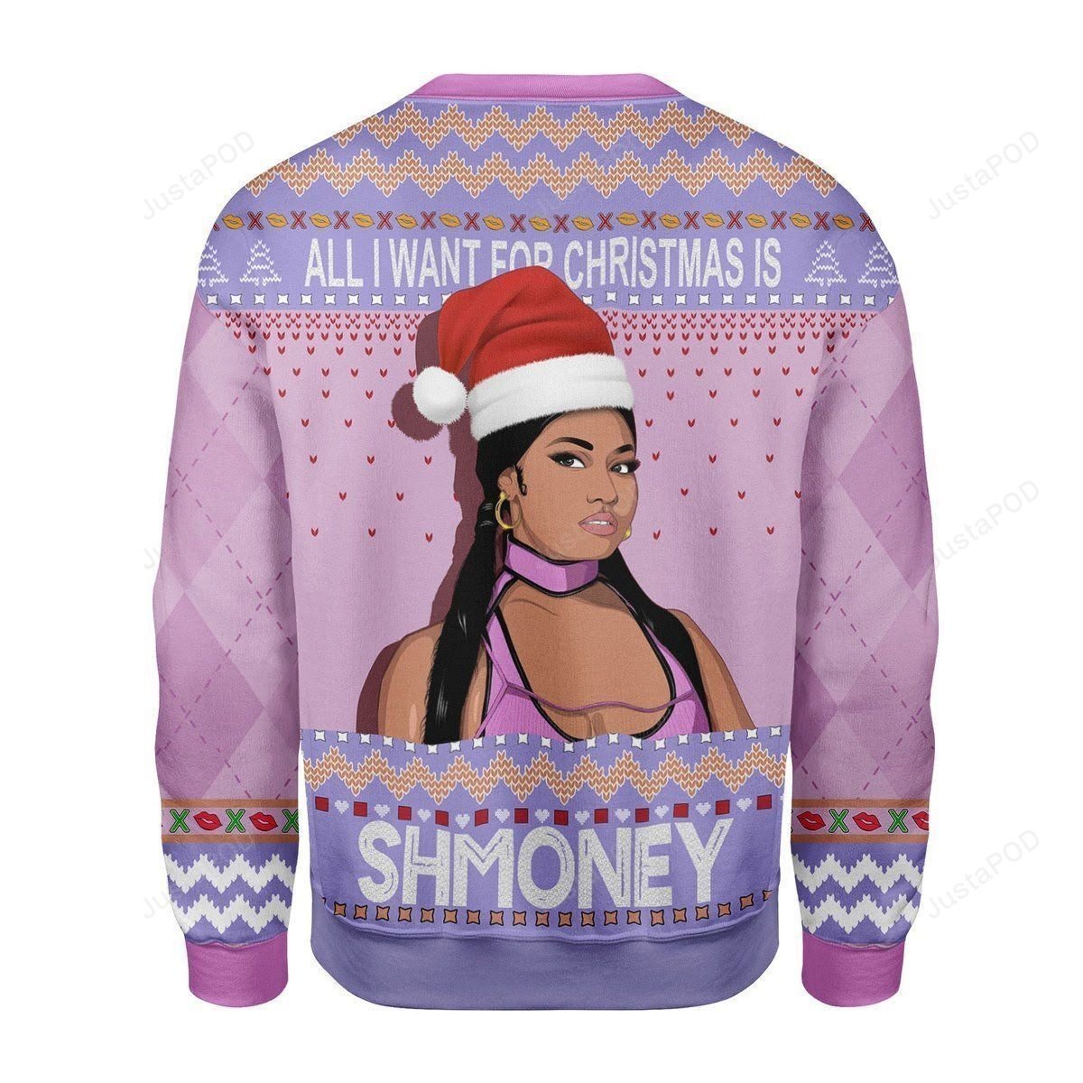 Cardi B All I Want For Christmas Is Shmoney Ugly Christmas Sweater Cardi B All I Want For Christmas Is Shmoney Ugly Christmas Sweater