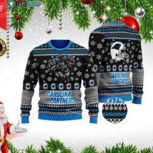 Carolina Panthers Football Ugly Christmas Sweater