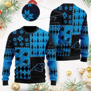 Carolina Panthers Ugly Christmas Sweaters Best Christmas Gift For Panthers Fans