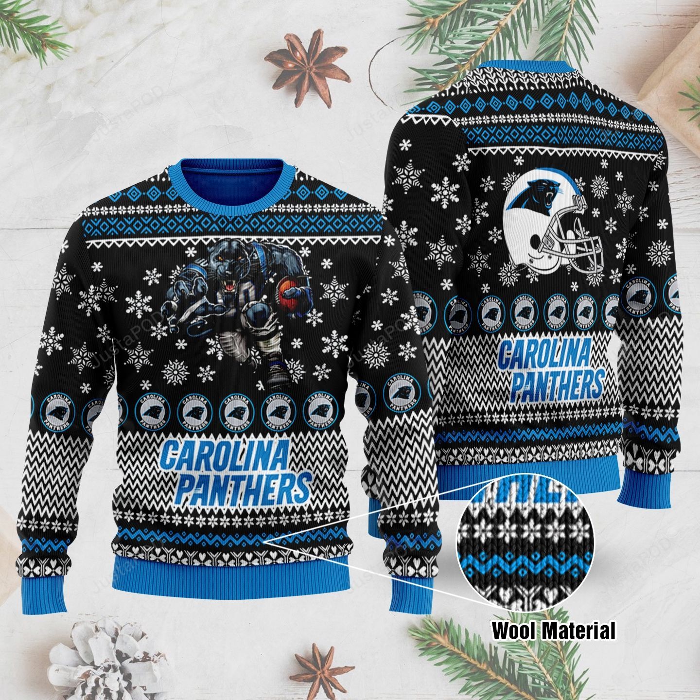 Carolina Panthers Ugly Sweater Carolina Panthers Ugly Sweater