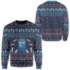 Cat around Police Office Ugly Christmas Sweater