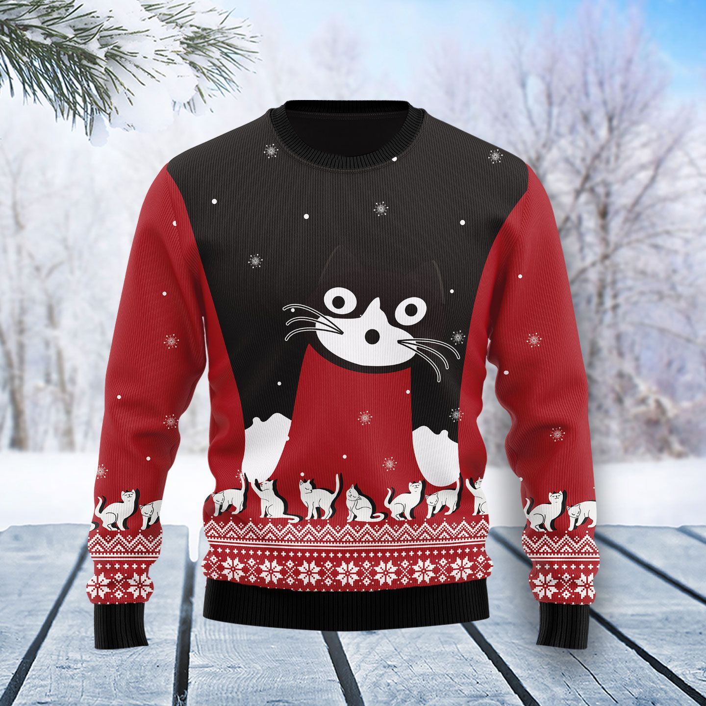 Cat Awesome Ugly Christmas Sweater Cat Awesome Ugly Christmas Sweater