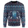 Cat Door Christmas For Unisex Ugly Christmas Sweater