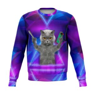 Cat Galaxy Ugly Christmas Sweater