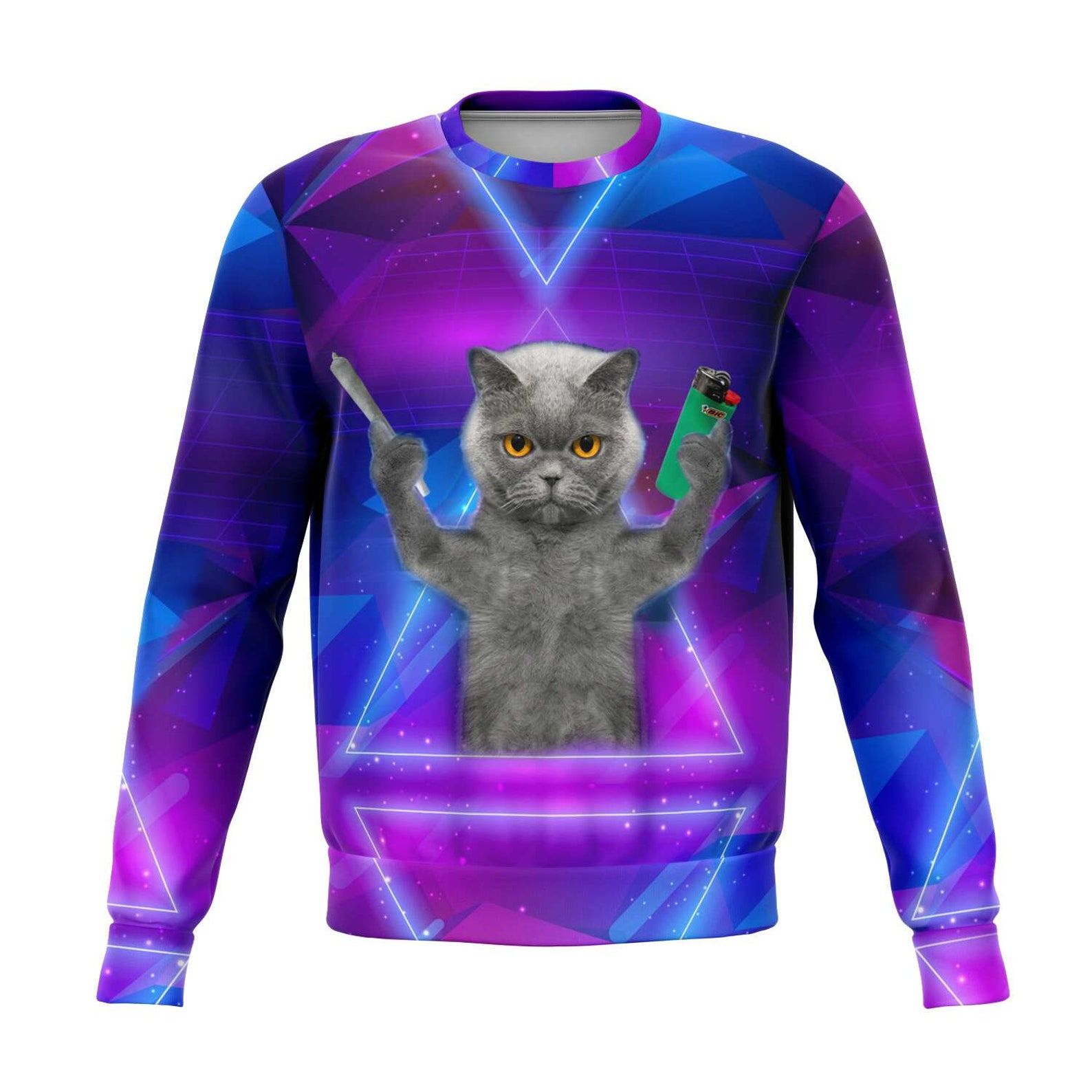 Cat Galaxy Ugly Christmas Sweater Cat Galaxy Ugly Christmas Sweater
