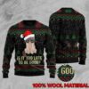 Cat Is It Too Late To Be Good Ugly Christmas Sweater