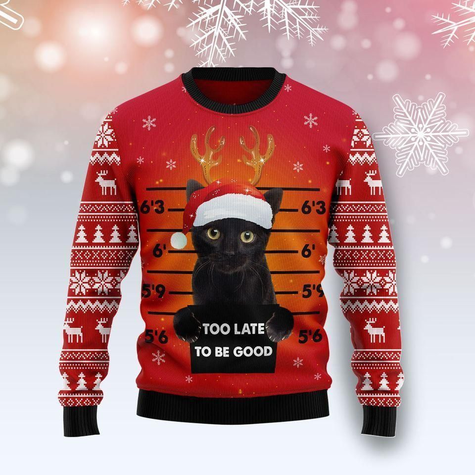 Cat Too Ugly Christmas Sweater Cat Too Ugly Christmas Sweater