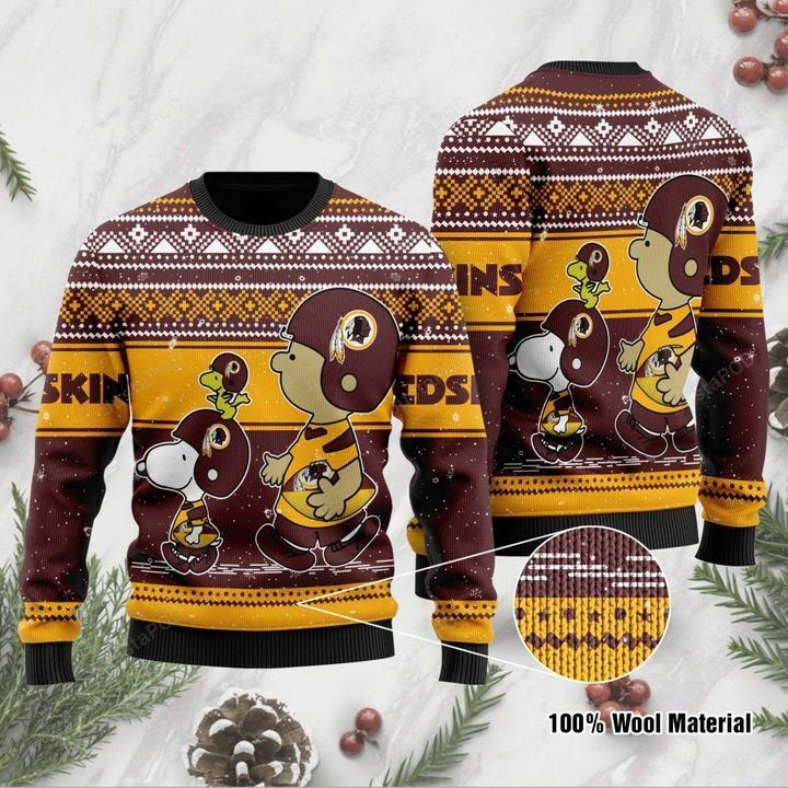 Charlie Washington Redskins Ugly Christmas Sweater Charlie Washington Redskins Ugly Christmas Sweater