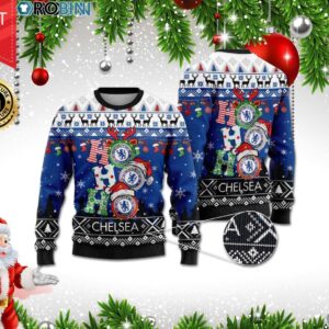 Chelsea Ho Ho Ho 3D Print Christmas Wool Sweater