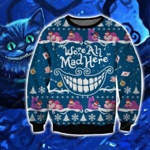 Cheshire Cat Ugly Christmas Sweater