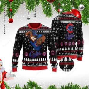 Chicago Cubs Baseball Ugly Christmas Sweater