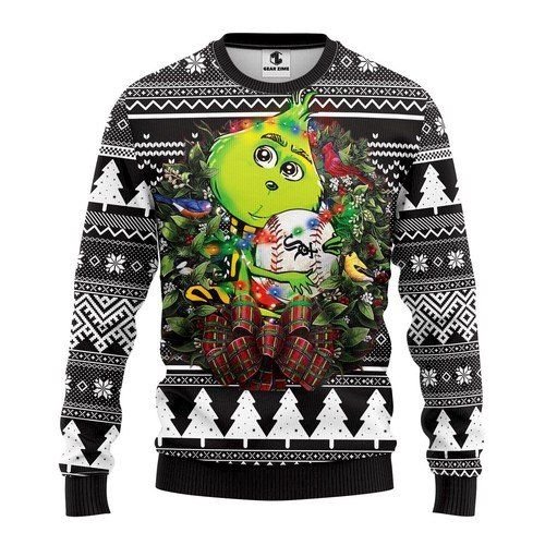 Chicago White Sox Groot Hug Ugly Christmas Sweater Chicago White Sox Groot Hug Ugly Christmas Sweater